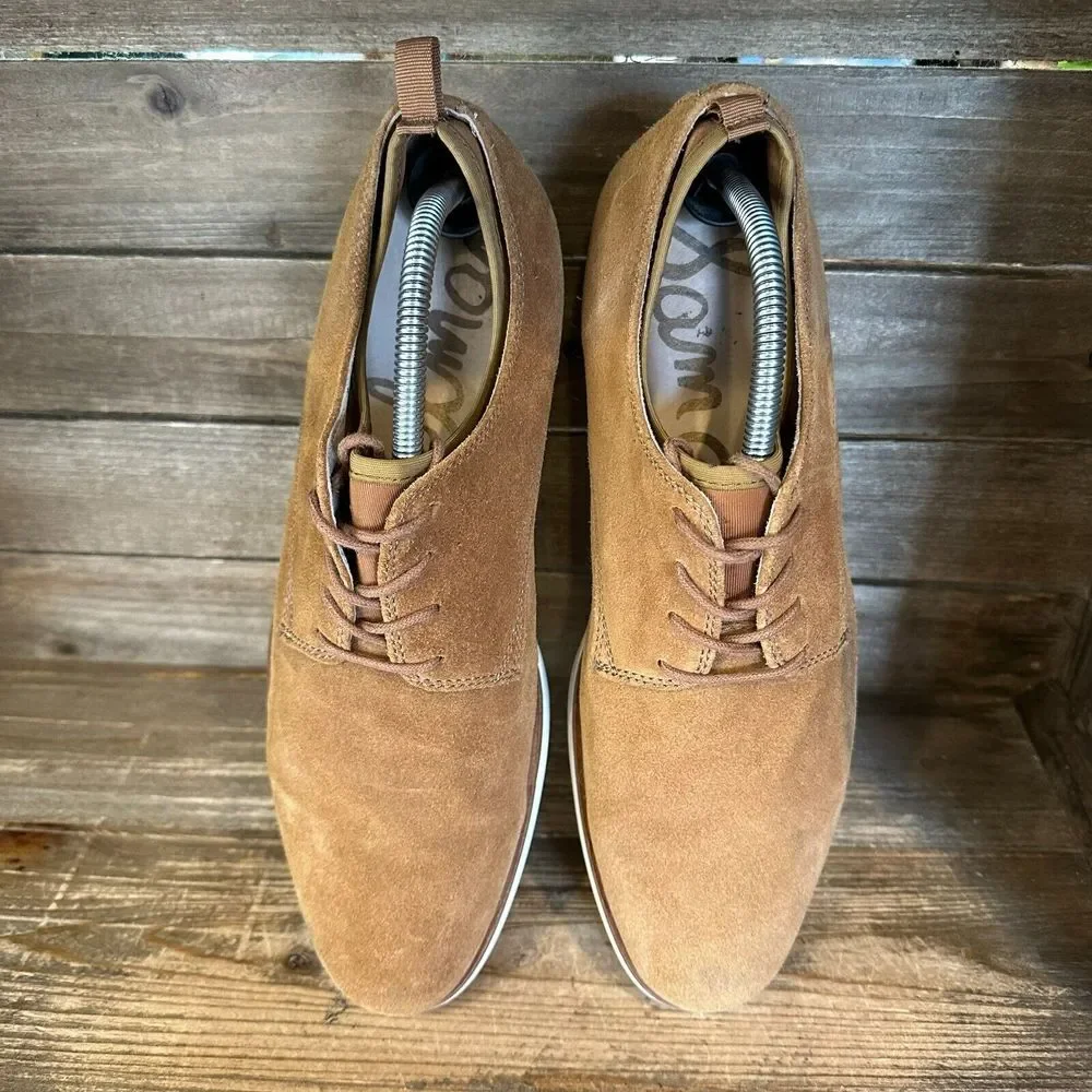 Mens‎ Sam Edelman Derrick Brown Suede Casual Brogue Oxfords Sneakers Size 10 M